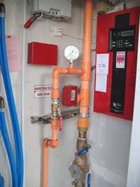 sprinkler riser